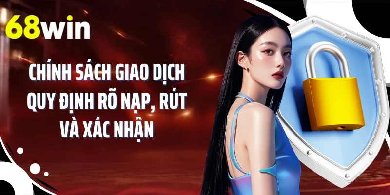 Chính sách giao dịch quy định rõ nạp, rút và xác nhận