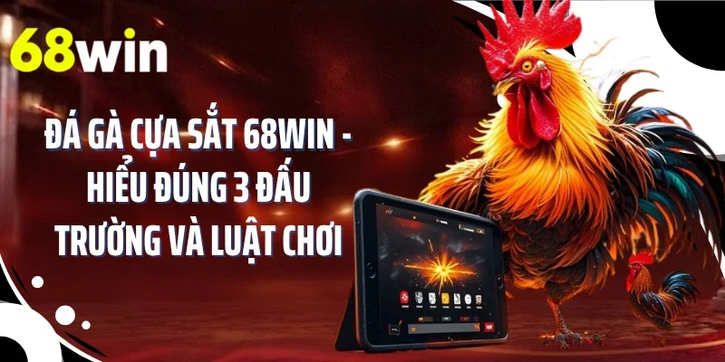 Đá Gà Cựa Sắt 68WIN - Hiểu Đúng 3 Đấu Trường Và Luật Chơi