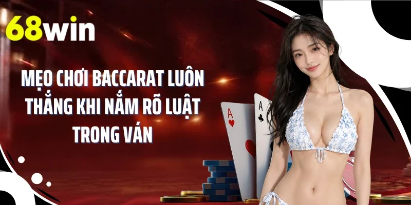 Mẹo chơi baccarat luôn thắng khi nắm rõ luật trong ván